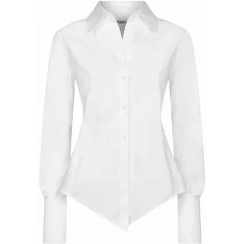 Elegantes Slim Fit Hemd mit Italienischem Design , Damen, Größe: S - Dondup - Modalova