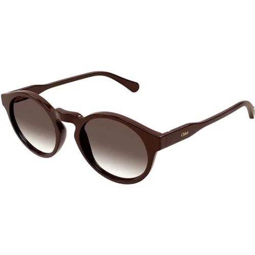 Junior Sunglasses with Shaded Lenses , female, Sizes: 46 MM - Chloé - Modalova