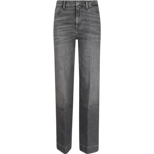 Modern Dojo Soho Grey Jeans , female, Sizes: W26, W27, W29, W28 - 7 For All Mankind - Modalova