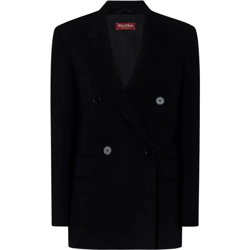 Schwarzer Oversized Blazer Oberbekleidung - Max Mara - Modalova