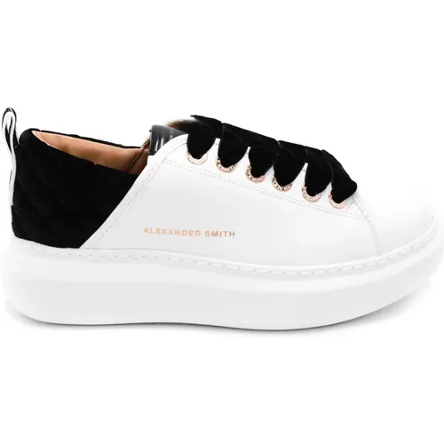 Sneakers Weiß , Damen, Größe: 36 EU - Alexander Smith - Modalova