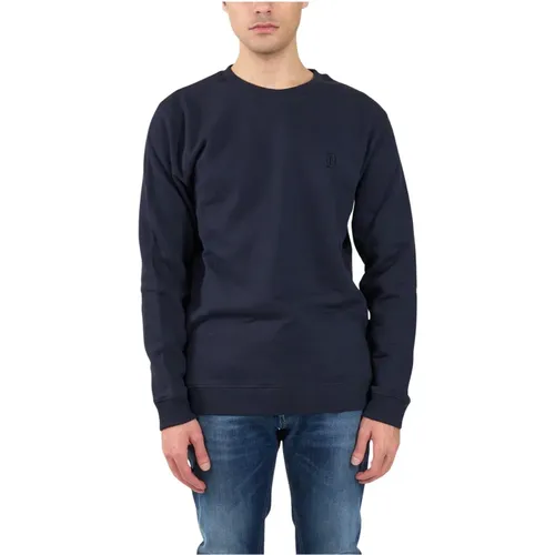 Cotton Sweatshirt with Embroidery , male, Sizes: XL, L, 2XL, M - Dondup - Modalova