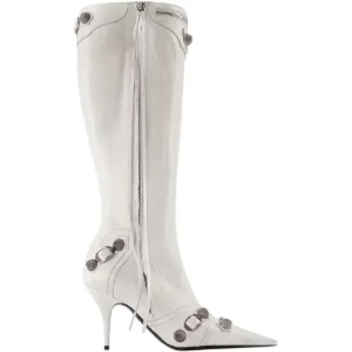 Leather boots , female, Sizes: 8 UK - Balenciaga - Modalova