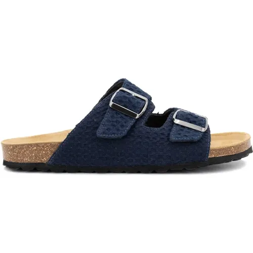 Cork Insole Adjustable Strap Sandals , male, Sizes: 6 UK, 10 UK, 11 UK - MC2 Saint Barth - Modalova