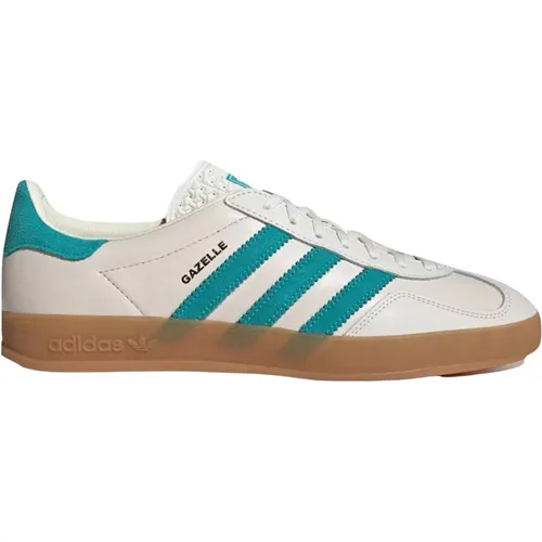 Limitierte Auflage Türkis Kreide Weiß Gazelle Indoor , Herren, Größe: 36 EU - Adidas - Modalova