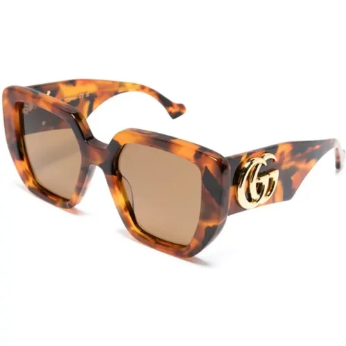 Gg0956S 007 Sunglasses , female, Sizes: XL - Gucci - Modalova