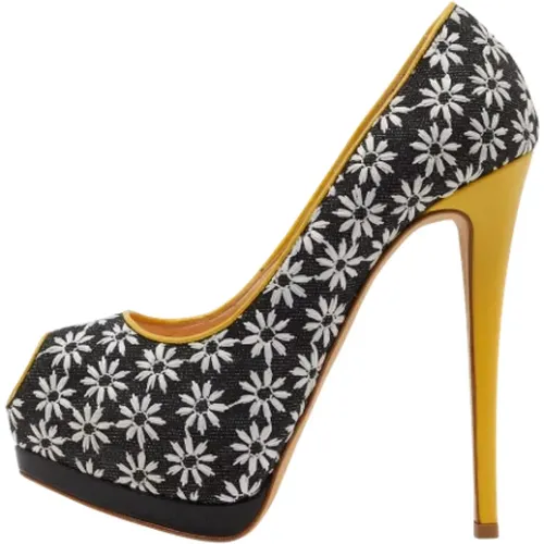 Pre-owned Canvas heels , female, Sizes: 4 1/2 UK - Giuseppe Zanotti Pre-owned - Modalova
