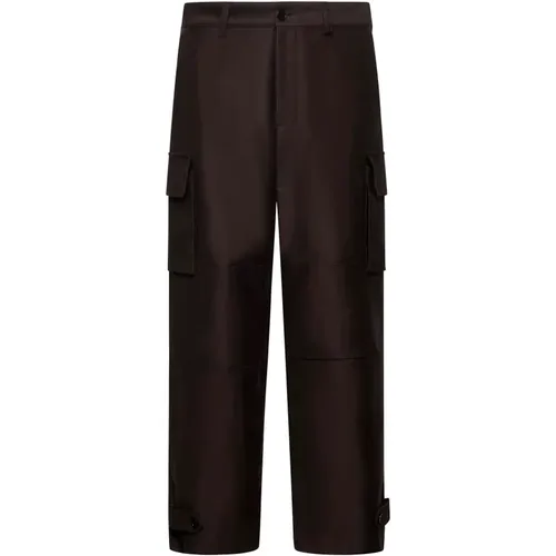 Cargo Trousers with Wide Leg , male, Sizes: L, M - Marni - Modalova