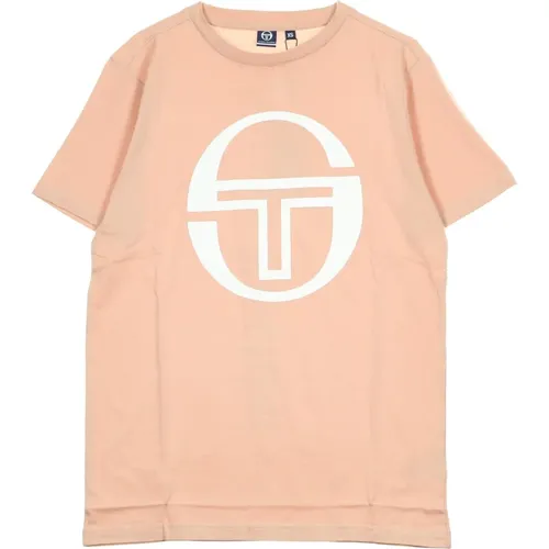 Misty Rose Damen T-Shirt , Damen, Größe: L - Sergio Tacchini - Modalova