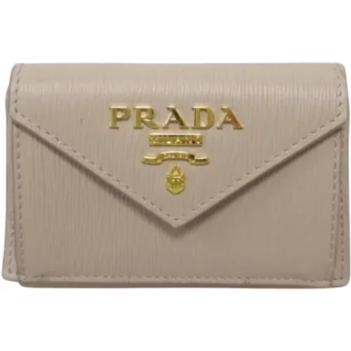 Pre-owned Leather wallets , female, Sizes: ONE SIZE - Prada Vintage - Modalova