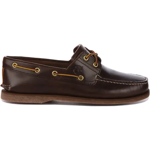 Classic Boat Shoes in Dark , male, Sizes: 9 1/2 UK, 10 1/2 UK, 7 UK, 7 1/2 UK, 11 UK, 9 UK, 10 UK - Timberland - Modalova