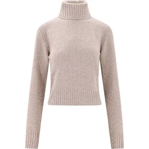 Cashmere Blend Turtleneck , female, Sizes: L, XS, M - Ami Paris - Modalova