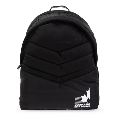 Stylish Logo Backpack , male, Sizes: ONE SIZE - Dsquared2 - Modalova