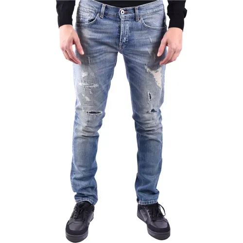 Straight Jeans , male, Sizes: W34 - Dondup - Modalova