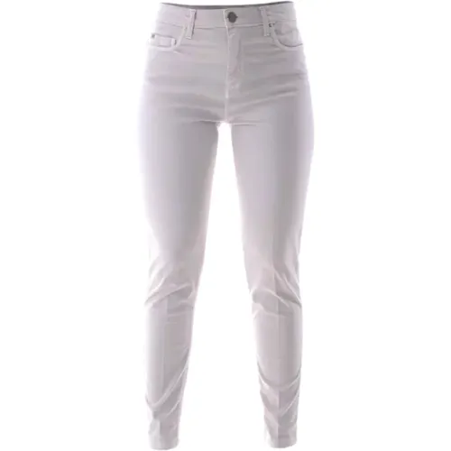 Slim Fit Cotton Trousers Casual Style , female, Sizes: W29, W26, W31 - Kocca - Modalova