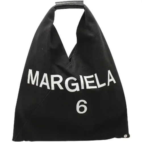 Logo Print Toile Shoulder Bag , female, Sizes: ONE SIZE - Maison Margiela Pre-owned - Modalova