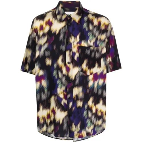 Abstract Pattern Print Shirt , male, Sizes: M, XL - Isabel marant - Modalova