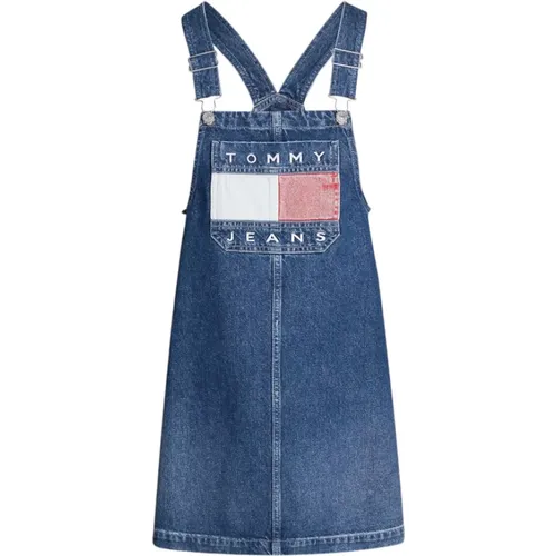 Kurzes Kleid , Damen, Größe: XL - Tommy Jeans - Modalova