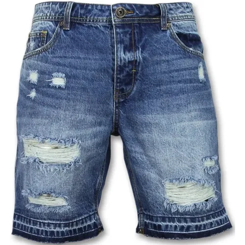 Longer Shorts Men - Man Jeans Shorts New - J965 , male, Sizes: W28, W32, W36, W30, W38, W34 - Enos - Modalova
