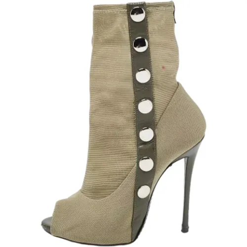 Pre-owned Mesh boots , female, Sizes: 4 UK - Giuseppe Zanotti Pre-owned - Modalova