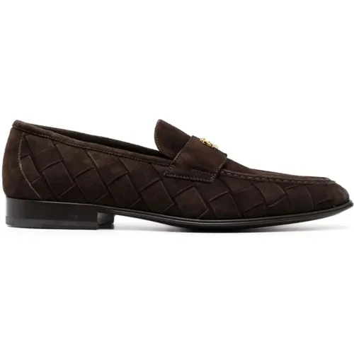 Suede Casual Loafers , male, Sizes: 9 UK, 10 UK, 12 UK - Roberto Cavalli - Modalova