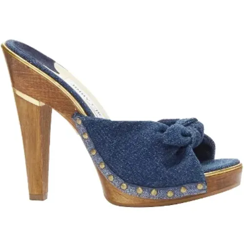 Pre-owned Baumwolle heels , Damen, Größe: 37 EU - Jimmy Choo Pre-owned - Modalova