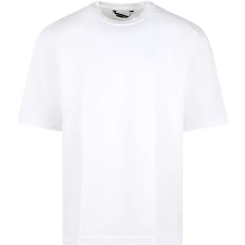 Sand , Cotton Jersey T-Shirt , male, Sizes: L - White Sand - Modalova
