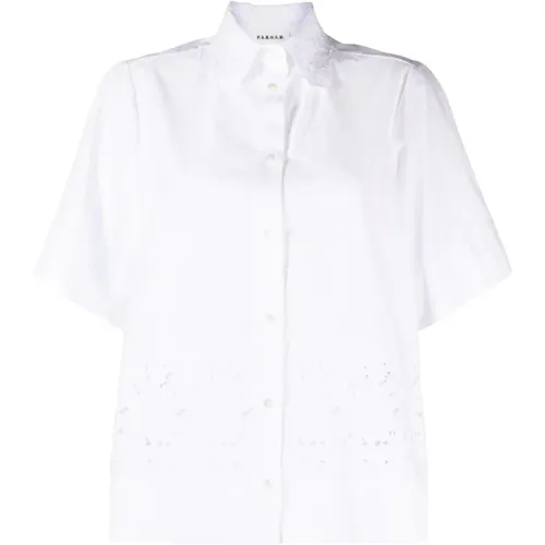 Short sleeve shirt , female, Sizes: 2XL, XL, XS, L, M, S - P.a.r.o.s.h. - Modalova