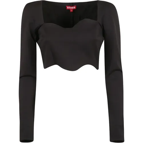 Top with cord detail , female, Sizes: S, M, L - Staud - Modalova