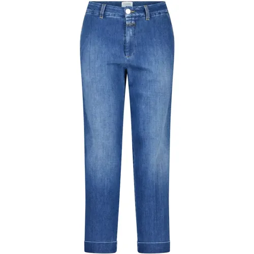 Relaxed-Fit Cropped Jeans , male, Sizes: W31, W26, W28, W29, W30 - closed - Modalova