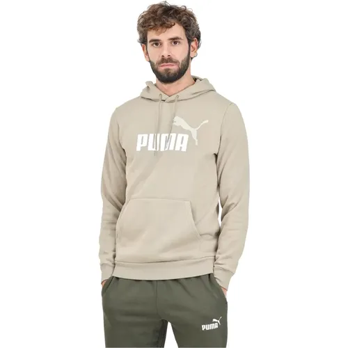 Essentials+ Kapuzenpullover Sweater , Herren, Größe: M - Puma - Modalova