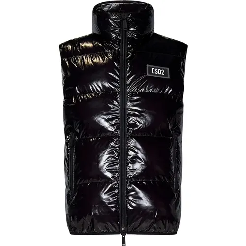 Down Vest Jacket Aw24 , male, Sizes: 2XL, XL, S, M, L, 3XL - Dsquared2 - Modalova