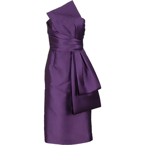 Elegant Mikado Dress , female, Sizes: XS - alberta ferretti - Modalova