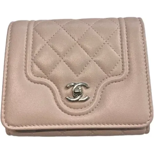 Gebrauchte Rosa Leder Chanel Geldbörse - Chanel Vintage - Modalova