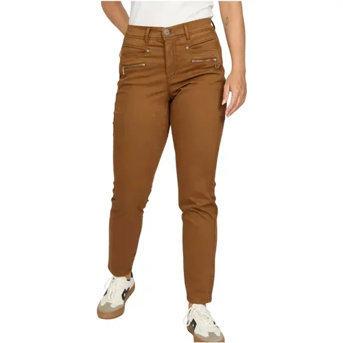 Dark Cognac Rany Pants , female, Sizes: 3XL, XS, L, 2XL, M - 2-Biz - Modalova