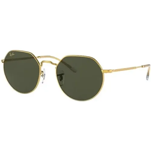 Goldene Aviator Sonnenbrille Rb3565 Stil , unisex, Größe: 53 MM - Ray-Ban - Modalova