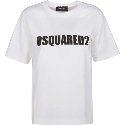 Easy Fit T-Shirt , female, Sizes: XS, S - Dsquared2 - Modalova