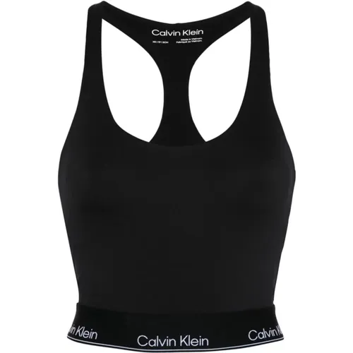Calvin Sport Top , female, Sizes: S, L - Calvin Klein - Modalova