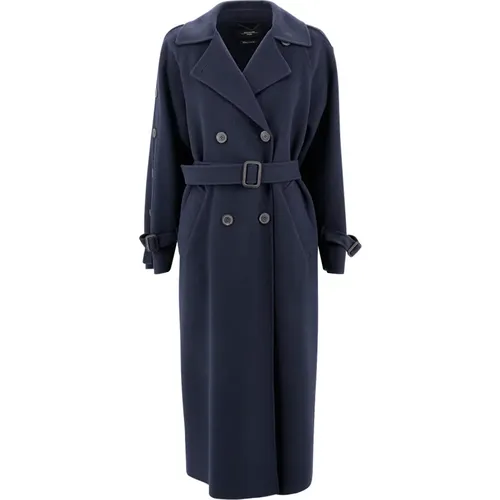 Wool Trench Coat , female, Sizes: 2XS, S - Max Mara Weekend - Modalova