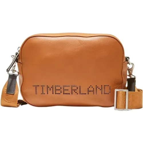 Damen Schultertasche mit Logogurt,Stilvolle Lederschultertasche mit Logo - Timberland - Modalova