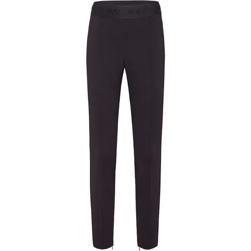 Schwarze Pantalon Trendiger Stil , Damen, Größe: S - CAMBIO - Modalova