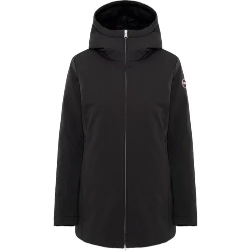 Schwarze Winter Stepp Daunenjacke , Damen, Größe: M - Colmar - Modalova