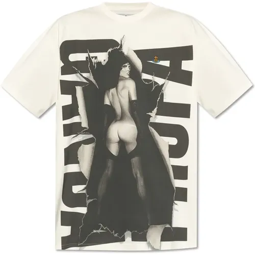 Bedrucktes T-Shirt , Herren, Größe: L - Vivienne Westwood - Modalova