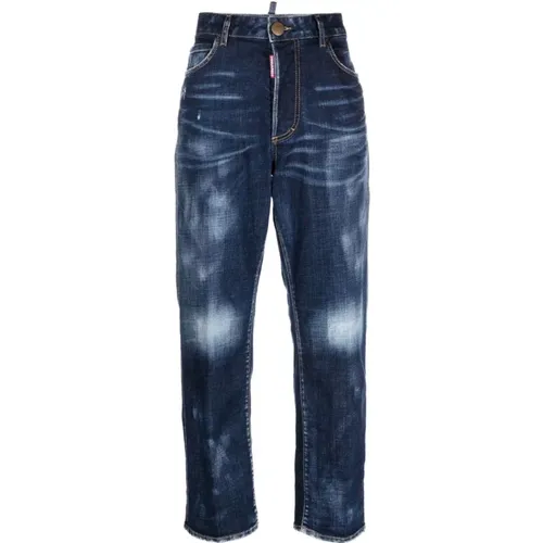 Gerades Jeans , Damen, Größe: XS - Dsquared2 - Modalova