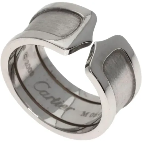 Pre-owned White Gold rings , female, Sizes: ONE SIZE - Cartier Vintage - Modalova