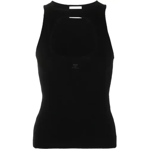 Milano Tank Top , female, Sizes: L, M, S, XS - Courrèges - Modalova