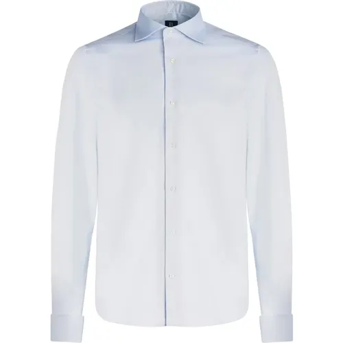 Slim Fit Pinpoint Baumwollhemd,Formal Shirts - Boggi Milano - Modalova