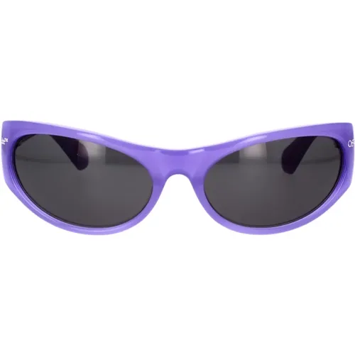 Unisexapoli Sonnenbrille - Zeitgemäßes Design und Sportlicher Charme - Off White - Modalova