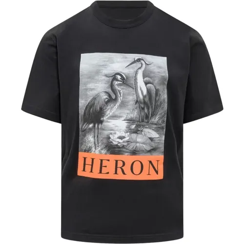 T-Shirt mit Grafikdruck - Heron Preston - Modalova