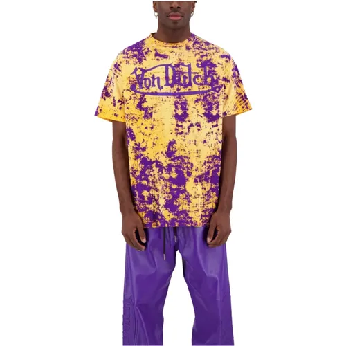 Lakers Lifestyle T-shirt , Herren, Größe: S - Von Dutch - Modalova